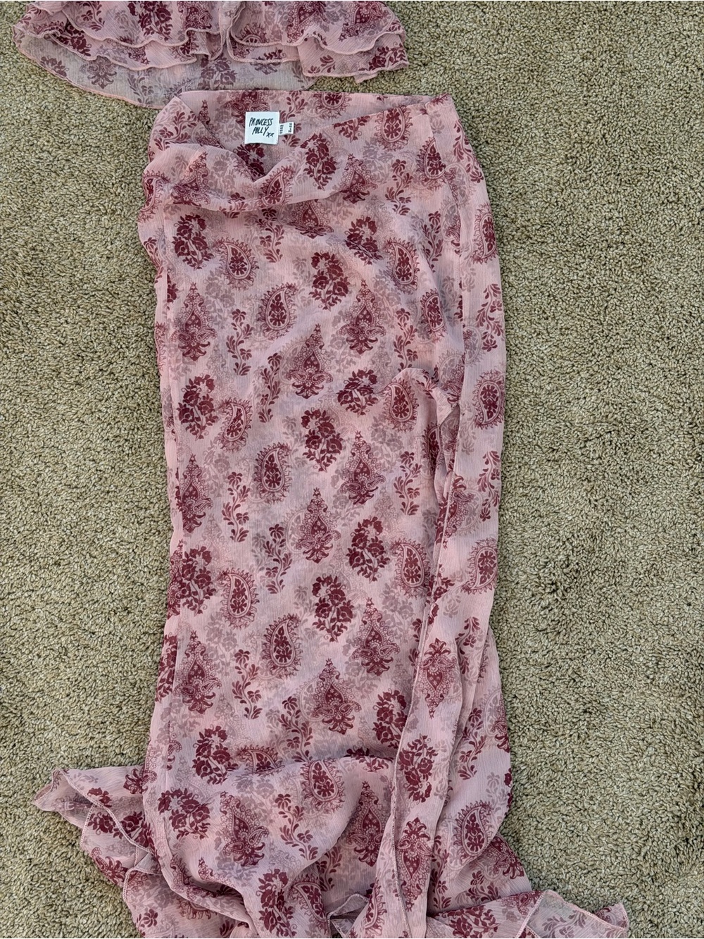 Princess Polly Pink Lace Trim Set - Picture 4 of 5